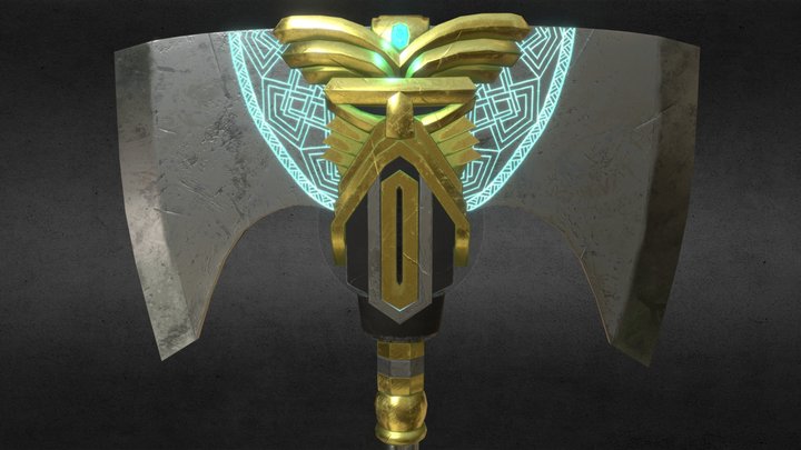Dwarven Axe 3D Model