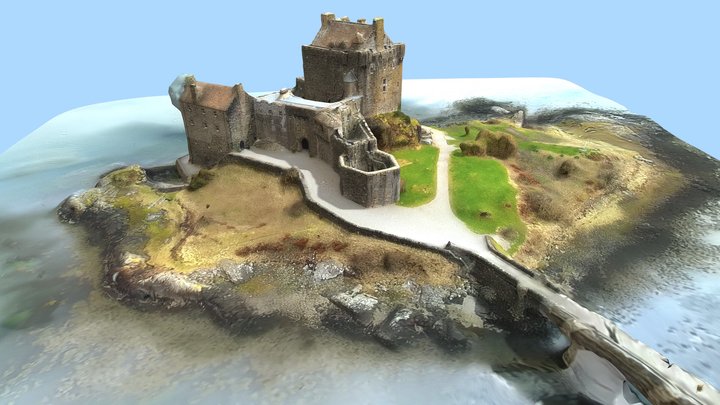 Eilean Donan Castle, Scotland 3D Model