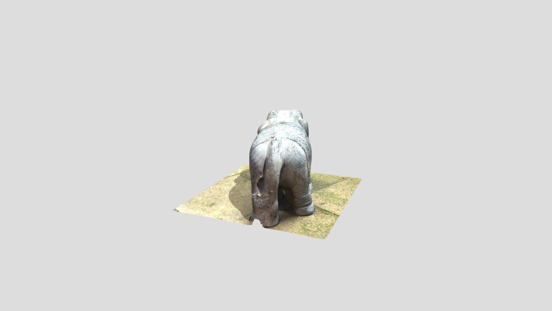 iOS Polycam Elephant