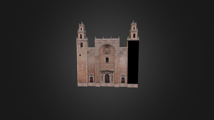 Catedral de Merida Yucatan 3D Model