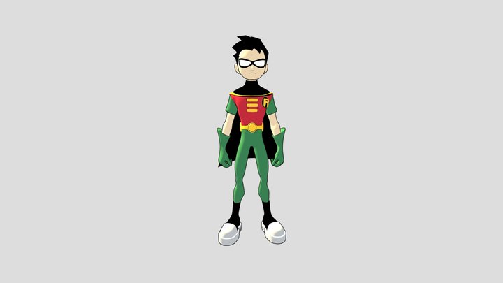Robin UE5 (Game Ready) Rigged 3D Model
