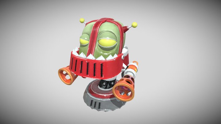 pvz Garden Warfare 2 - Flamethrower 3D Model