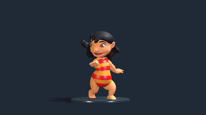 Lilo (Lilo and Stitch) 3D Model