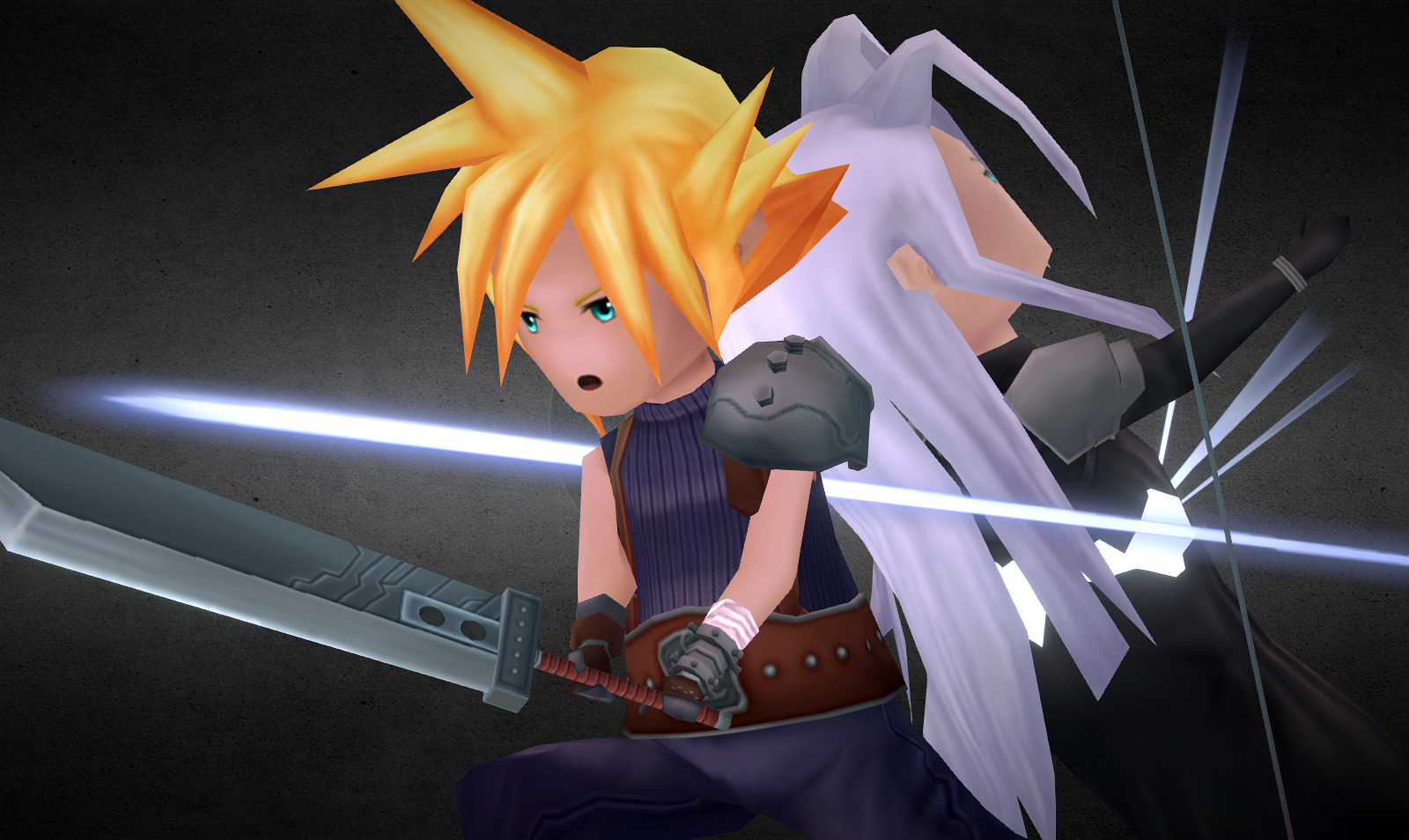 Final Fantasy VII, Cloud vs Sephiroth Omnislash! 