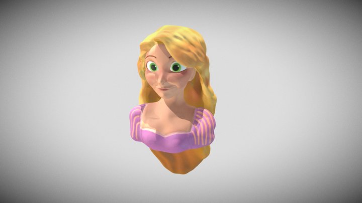 Rapunzel 3D Model