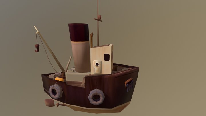 Boat 3D Model