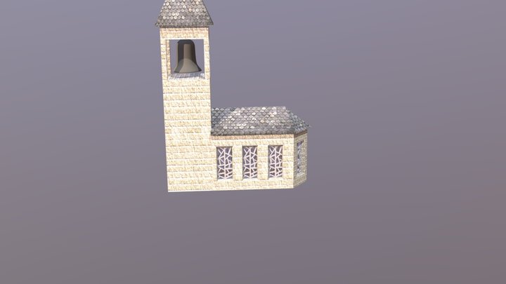 Fantasy church 3D Model