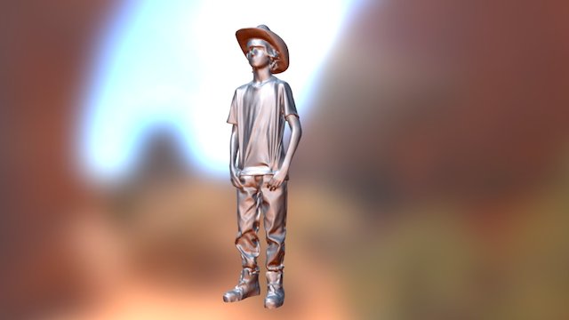 Cowboy 3D Model