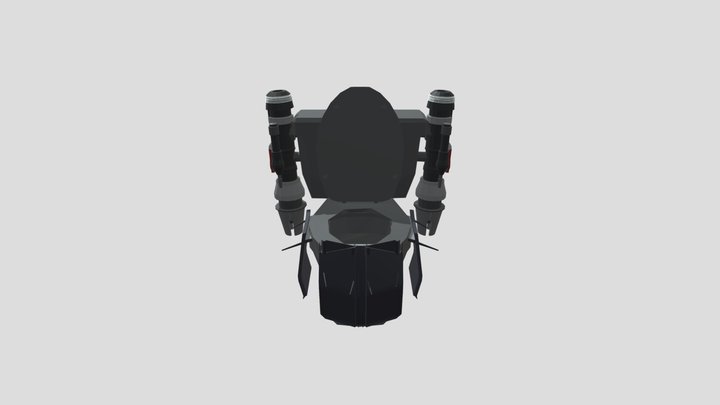 Skibidi Rocket 3D Model