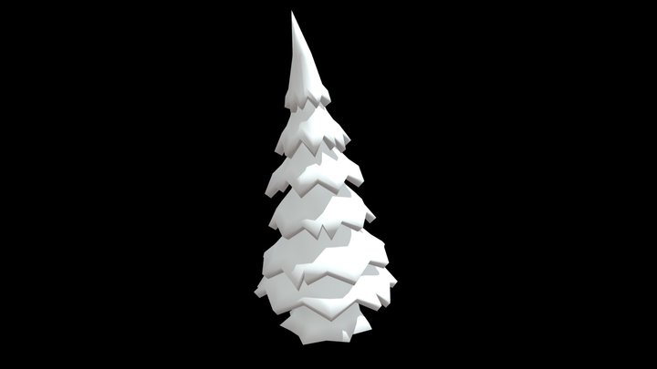 EJERCICIO ÁRBOL ESTILIZADO 3D Model