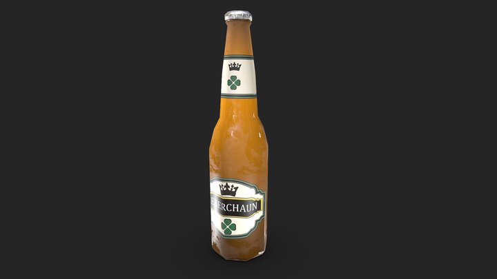 Beer bottle 3D Model