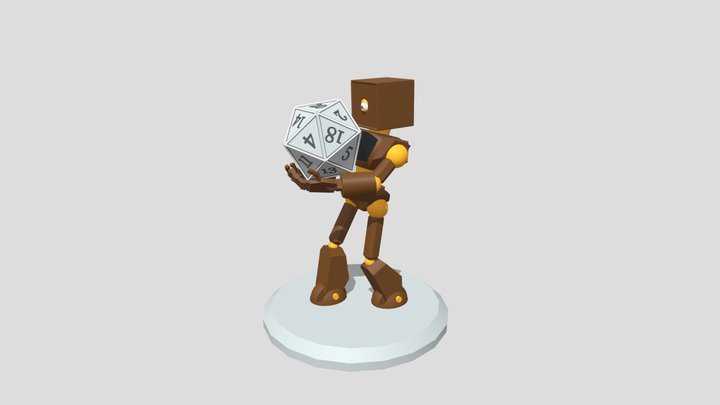 Dice Bot 3D Model