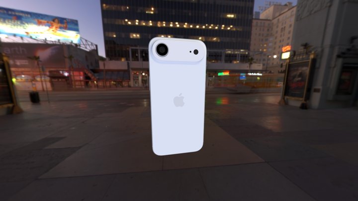 Apple iPhone Air Realistic 3D Model (Rhino) 3D Model