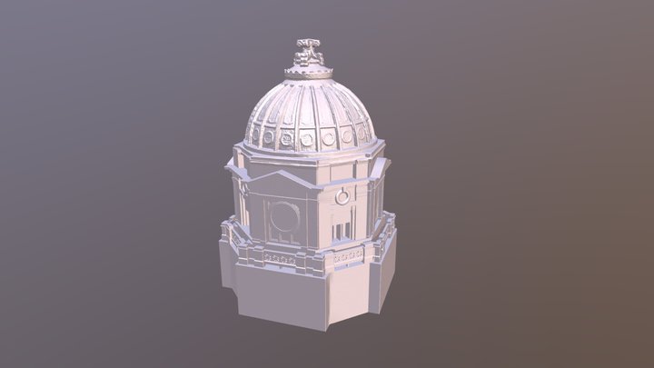 Historic Monroe County Courthouse 3D Model