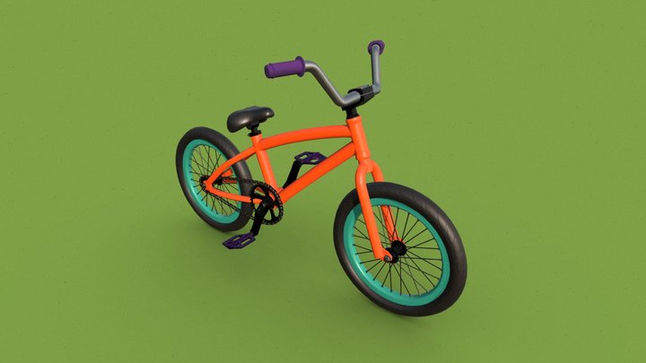 bicycle BMX 3D Model