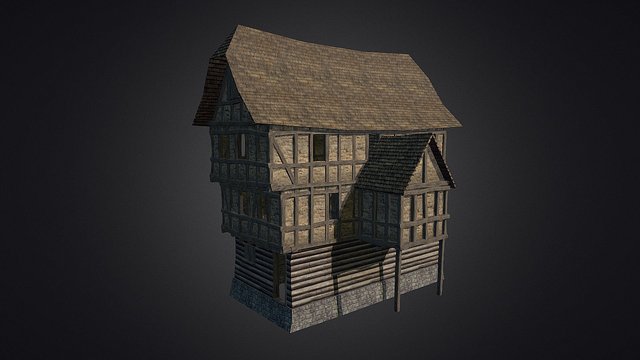 Medieval House Set - 1 3D Model