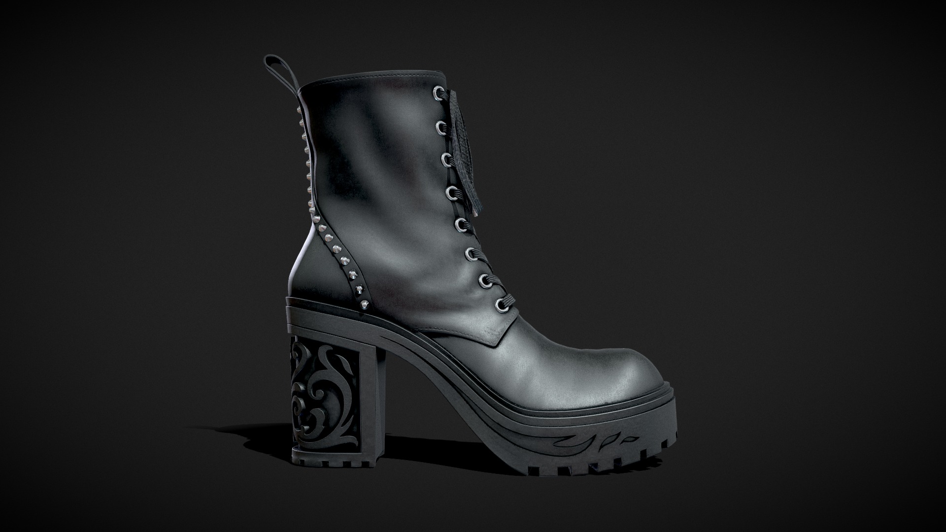 3D model PK – Rocopunk - This is a 3D model of the PK - Rocopunk. The 3D model is about a pair of shoes.
