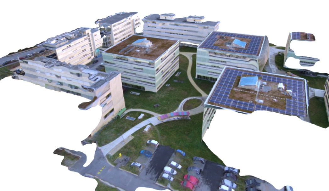 Model Building by Dji with P (3D Mesh)