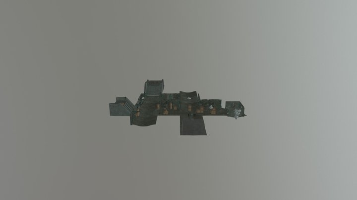 Modular Prop Dungeon. 3D Model