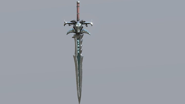 Espada Frostmourne 3D Model