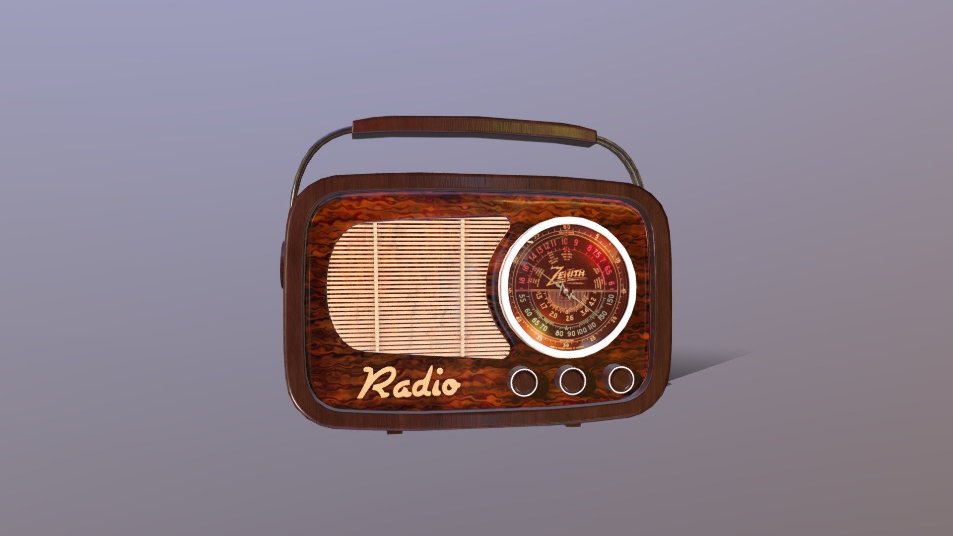 Retro radio zenith