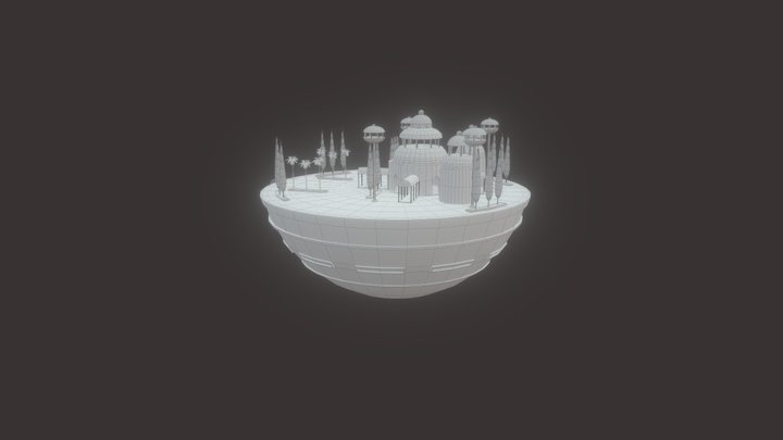 Templo kamisama 3D Model