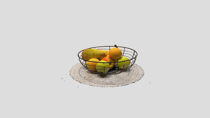fruit basket 3D Model