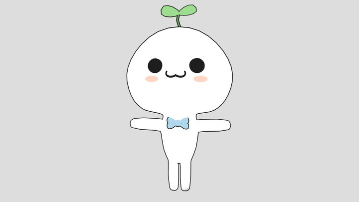 Sprout Dumpling 3D Model