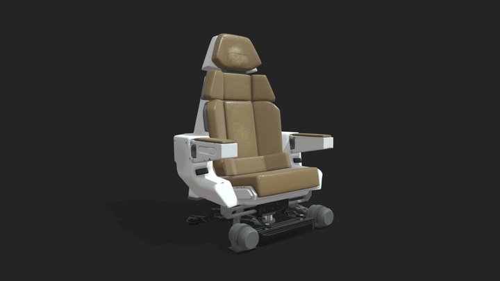 Space chair 3D Model