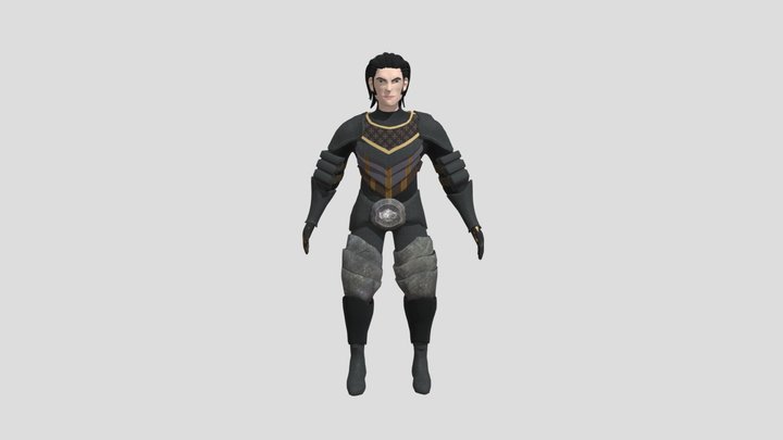ARMED CHARCTER 3D Model
