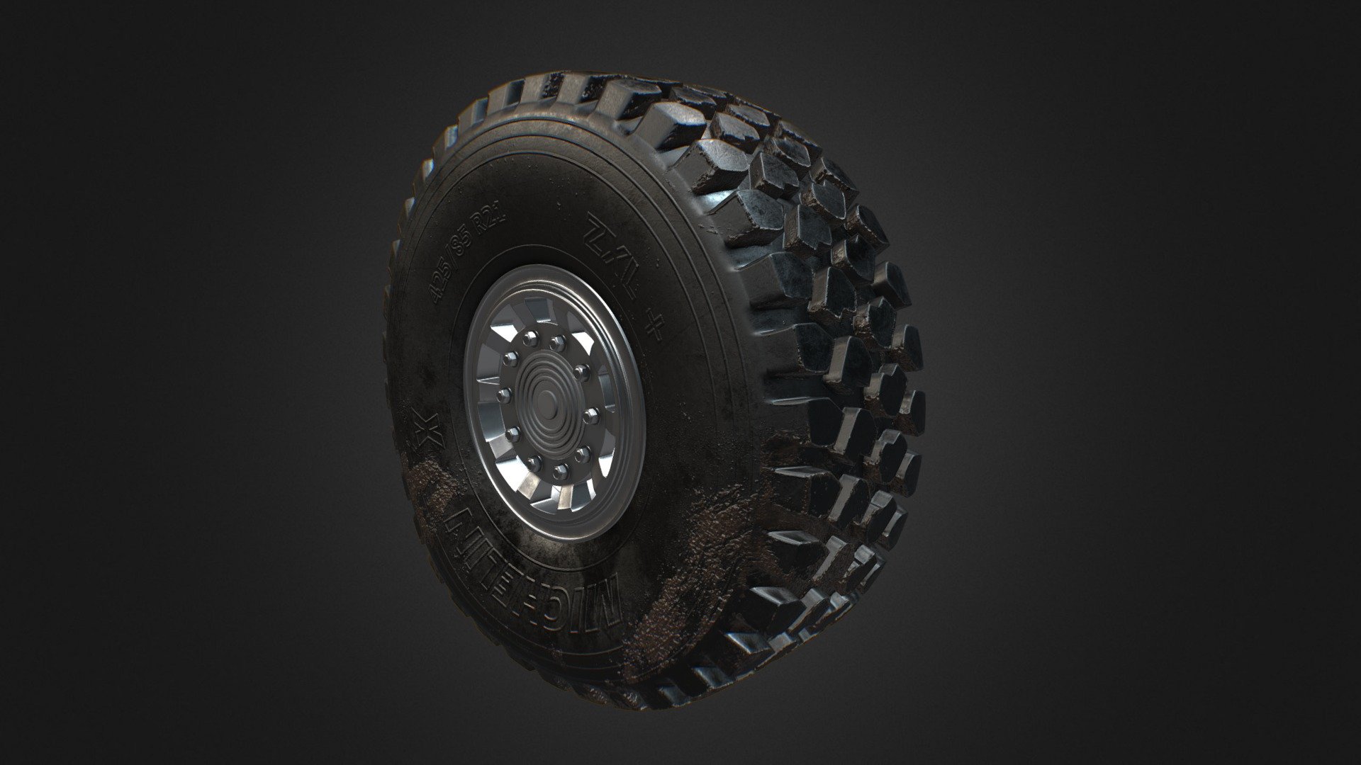 MICHELIN X OFFROAD TIRE DIRTY - 3D model by Arseny Lavrukhin (@alav ...