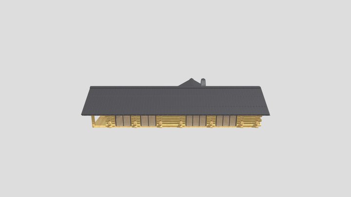 Баня спа Алекс чистый 3D Model