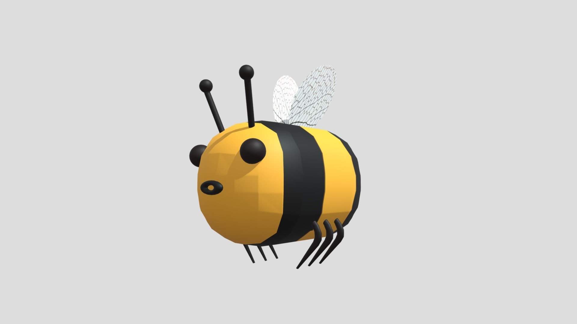 Bee Character Blockout - Download Free 3D model by Jessica W ...