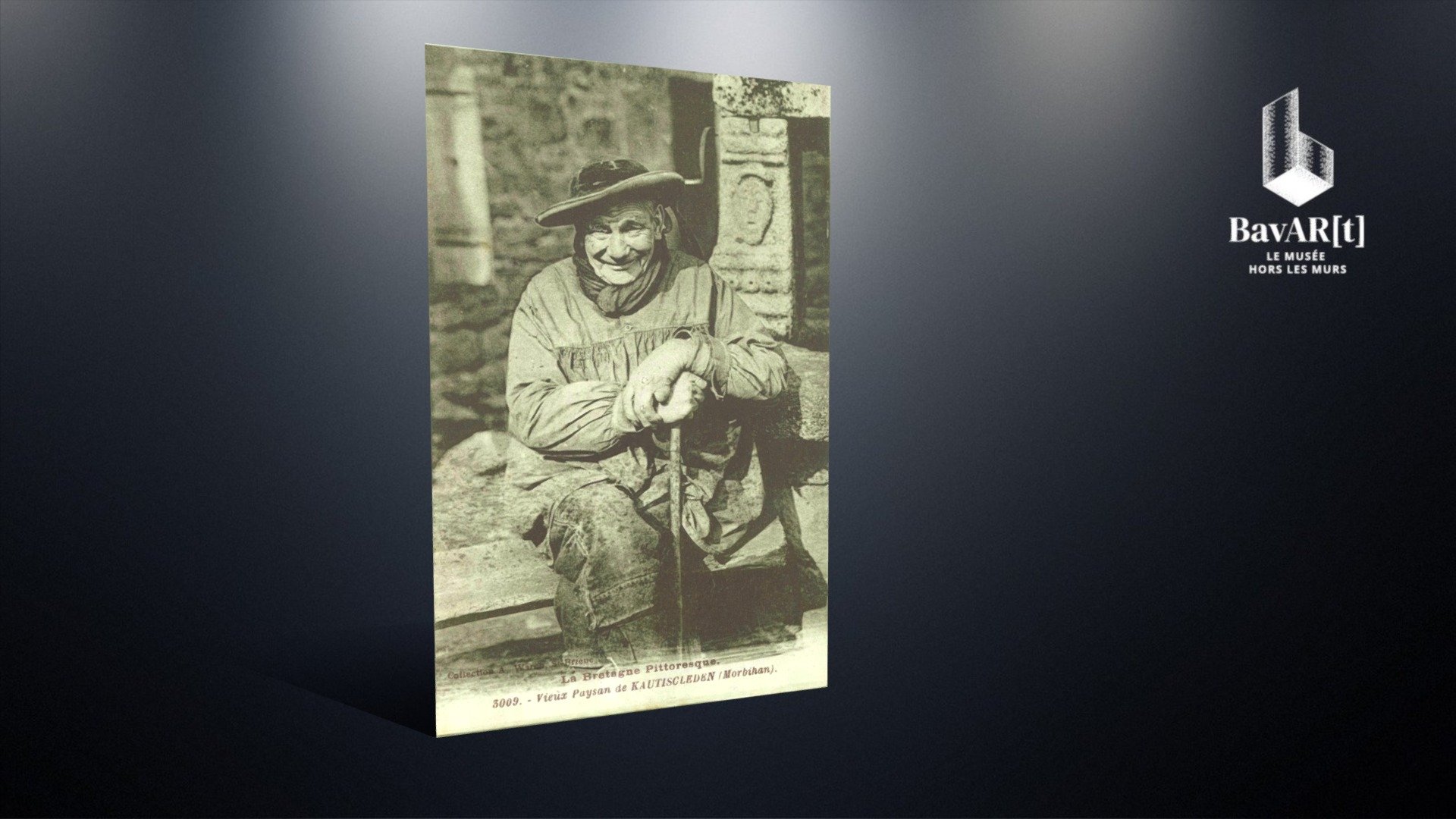 Carte postale - Vieux paysan de Kautiscleden — Sketchfab embed 3D viewer