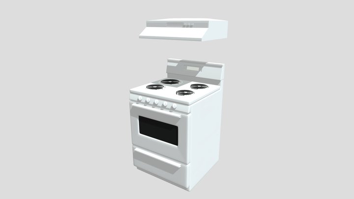 Oven 1990s 3D Model