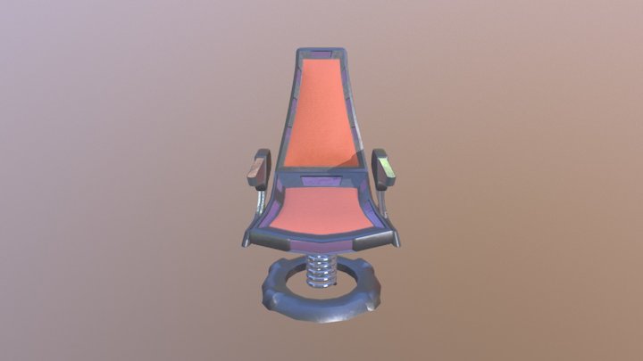 Scifi Chair Geo 3D Model