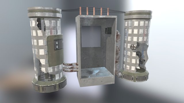 Industrial / Sci-Fi Mashup Chamber V3.0 3D Model