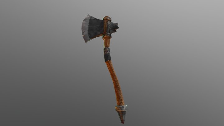 Low Poly - Axe 3D Model