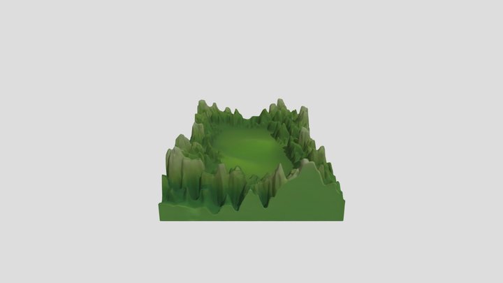 Terrain_xhq222 rework 2 – Gratis 3D-model STL