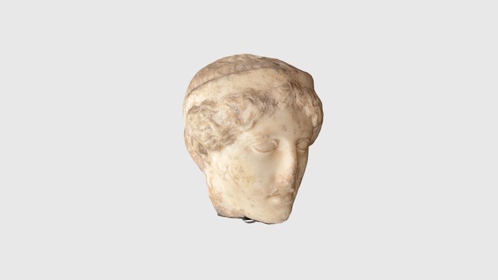 Ancient greek head 3D Model