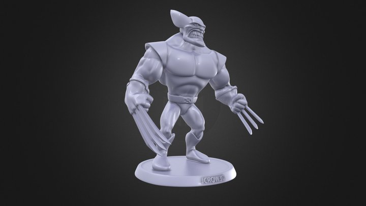 Wolverine for print 3D Model