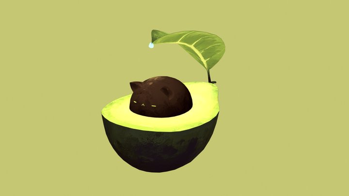 Avocato 3D Model