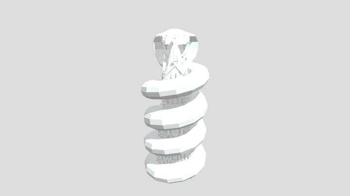 Exterior Death Of Priam Concept Art.obj 3D Model