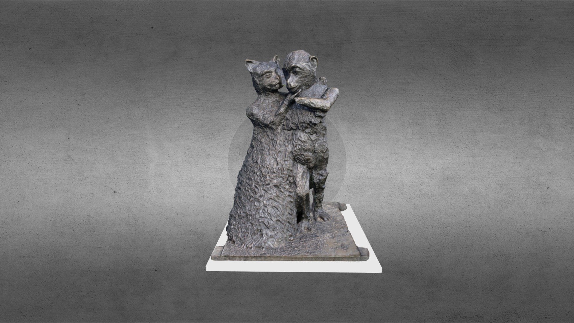 Ape & Cat (At The Dance) by Jim Dine, 1996