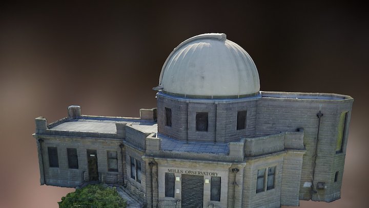 Mils Observatory - Balgay Park, Dundee. 3D Model