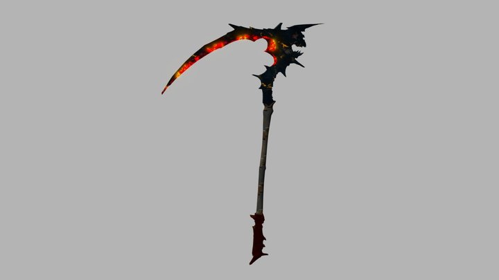 lava Scythe 3D Model