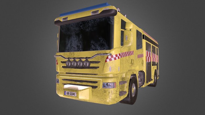 Firetruck 3D Model
