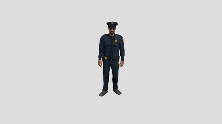 Laughing 3D Model