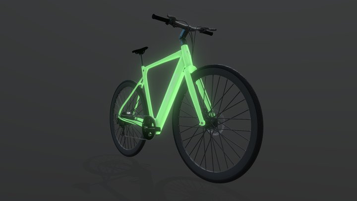 The Photon Glow in the Dark Stealth eBike 3D Model