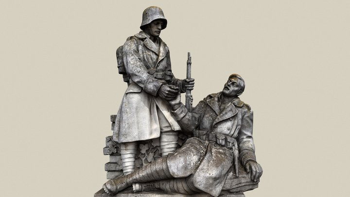War Memorial Monument 3d Printed Model Geocaching Ready To Place